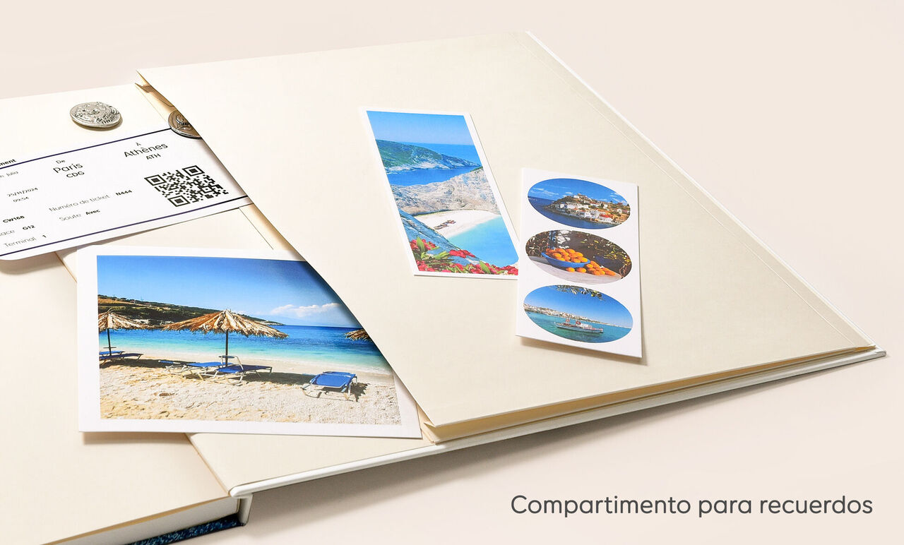 compartimento para recuerdos del álbum de fotos xl cuadrado