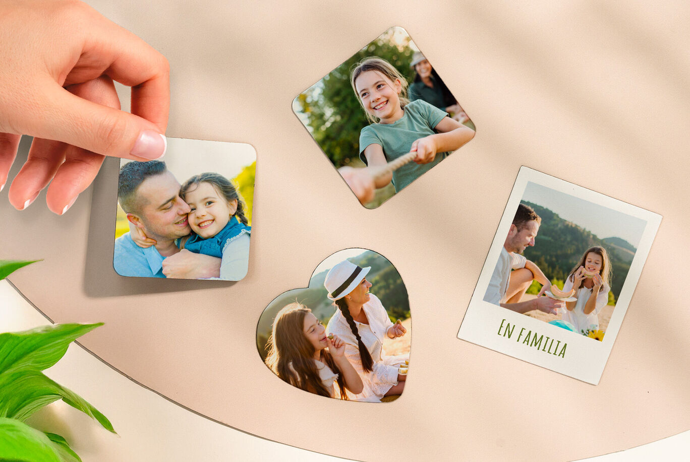 Imanes personalizados con fotos.
