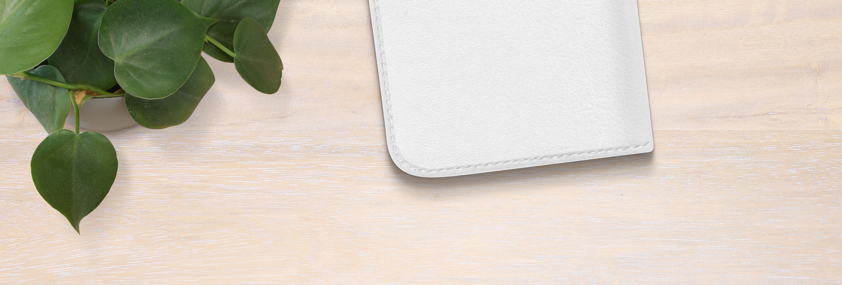 Funda personalizada móvil polipiel blanca