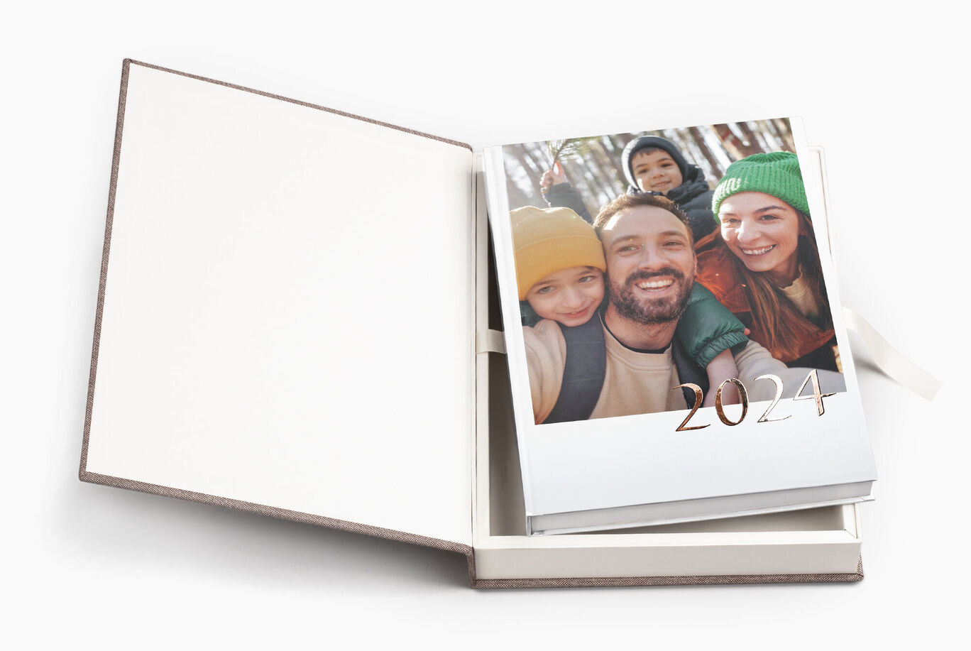 Caja para reglar un álbum de fotos