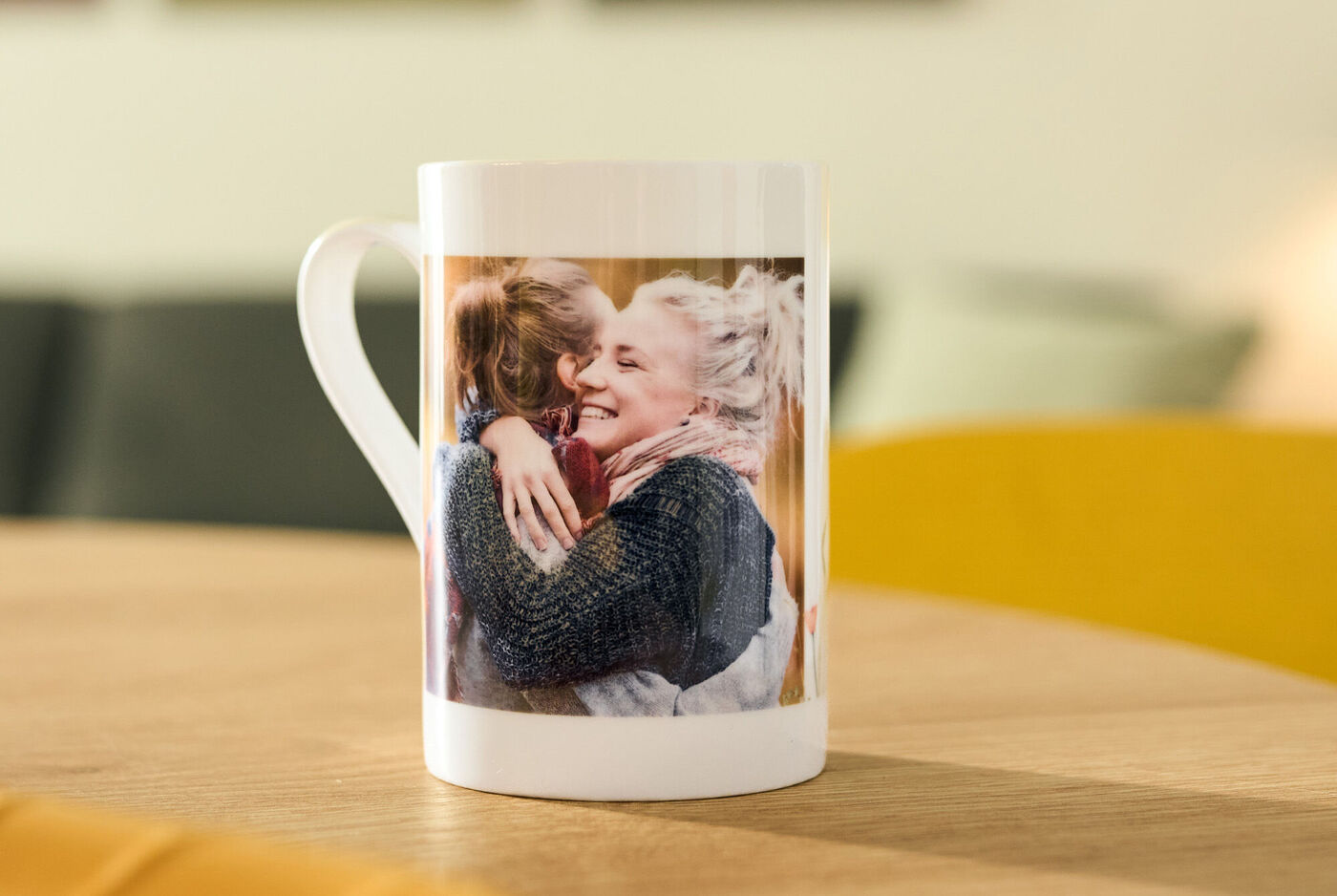 Taza de porcelana personalizada. Elige una foto y desayuna todos los días con porcelana de alta calidad.