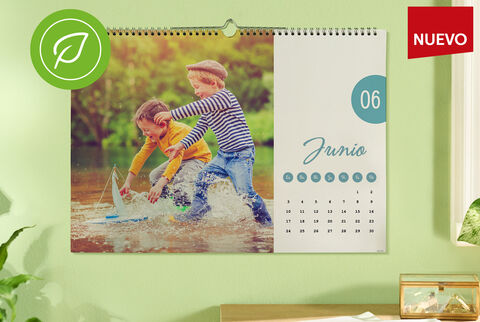 Calendario personalizado para pared papel 100% reciclado