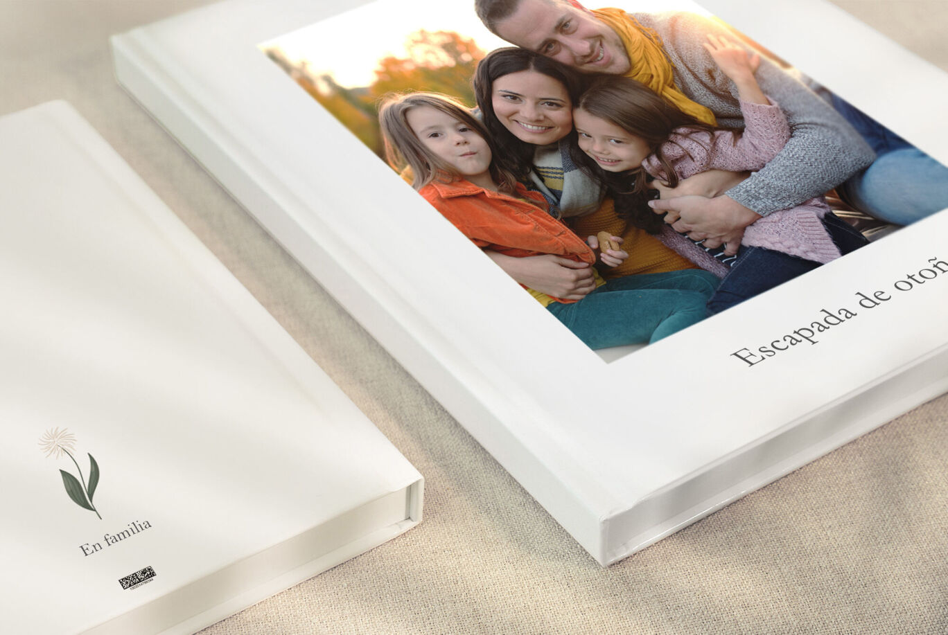 Álbum A4 Vertical con la imagen de una familia