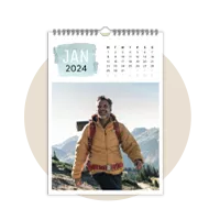 Calendario de mesa cuadrado