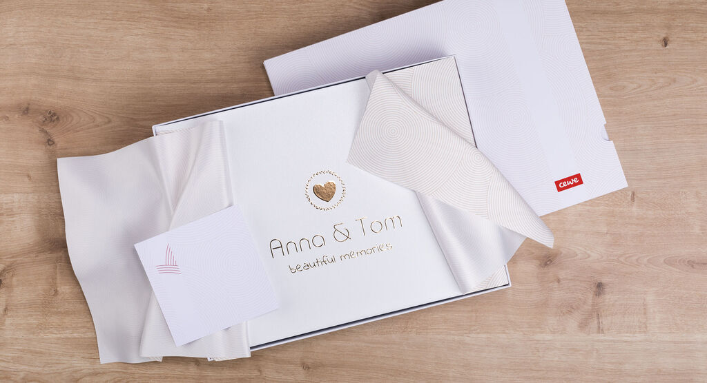 Libro de fotos con caja de regalo