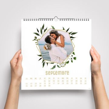 Calendario personalizado para pared cuadrado