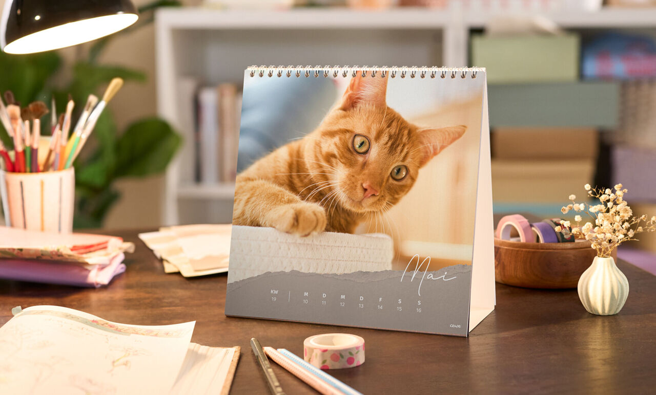 Calendario personalizado con fotos cuadrado 003