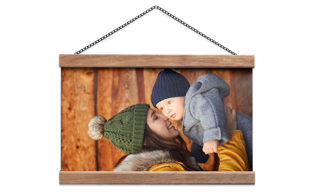 Colgador de madera para fotos y pósters 3