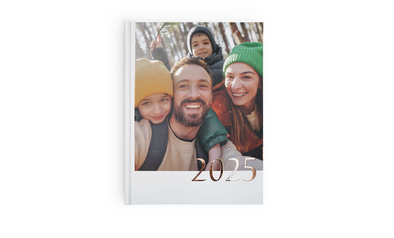 álbum de fotos anual resumen del año.