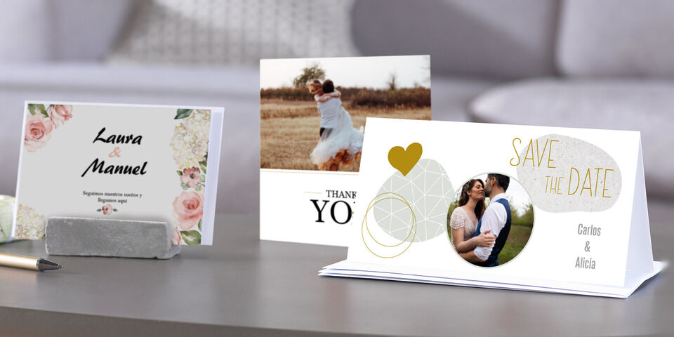 Invitaciones y tarjetas de boda personalizadas con tu foto