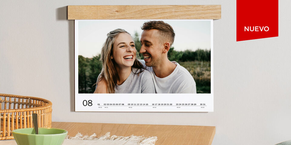 Soporte de madera para calendarios especiales para paredes