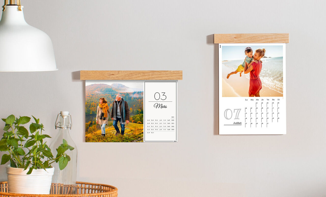 Calendario pared personalizado A4 004