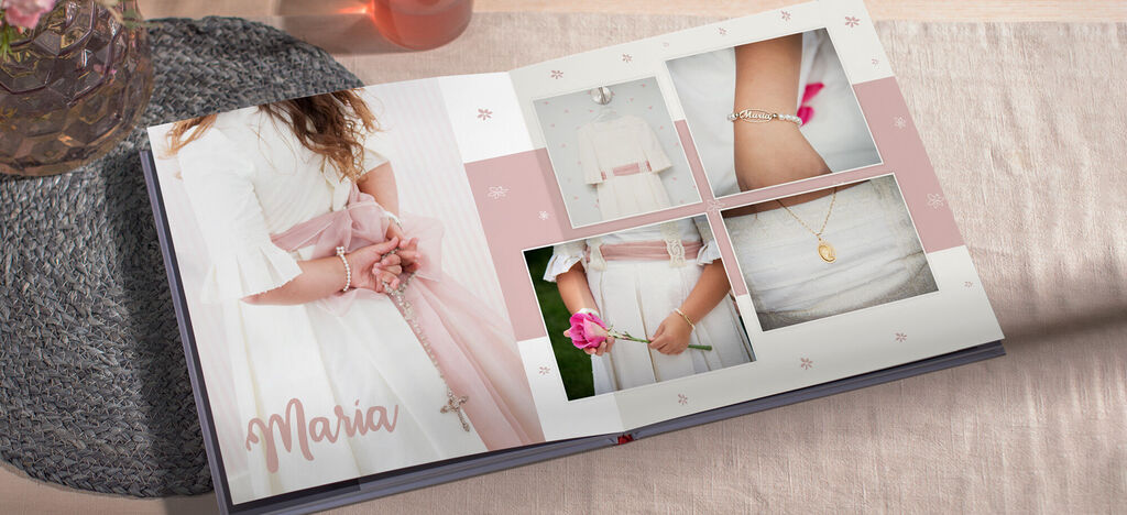 álbumes de fotos para comuniones