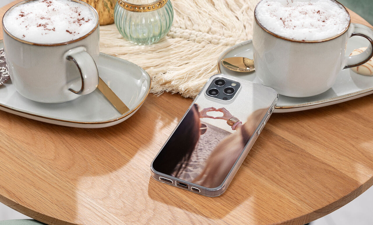 Funda móvil personalizada de silicona fina