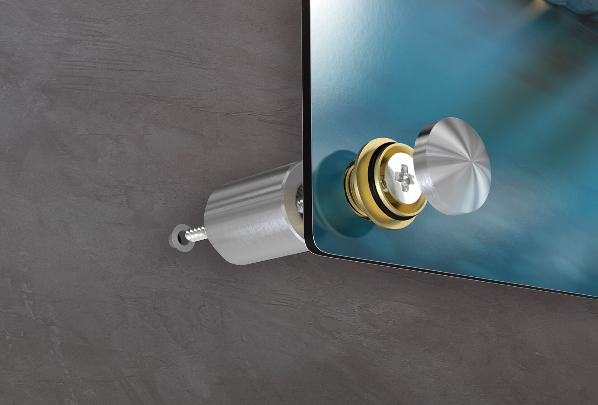 Colgador de pared con sistema atornillado dco