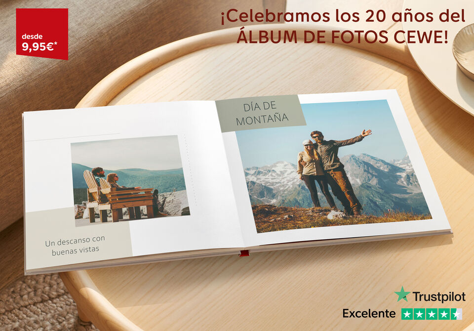 crea tu álbum de fotos digital con CEWE
