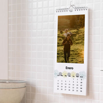 Calendario personalizado para pared de cocina