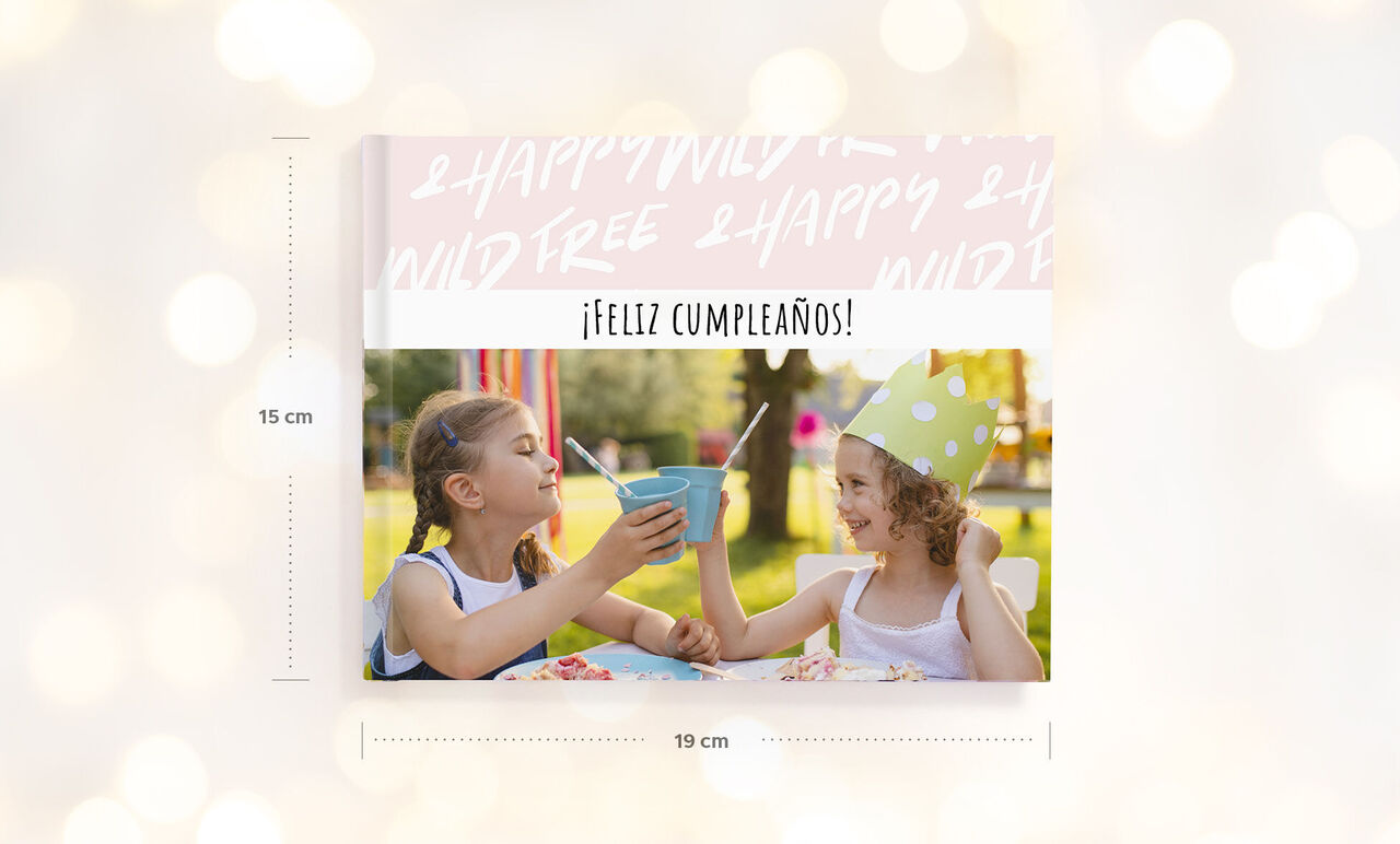 álbum cewe pequeno horizontal tamaño 15x19cm.