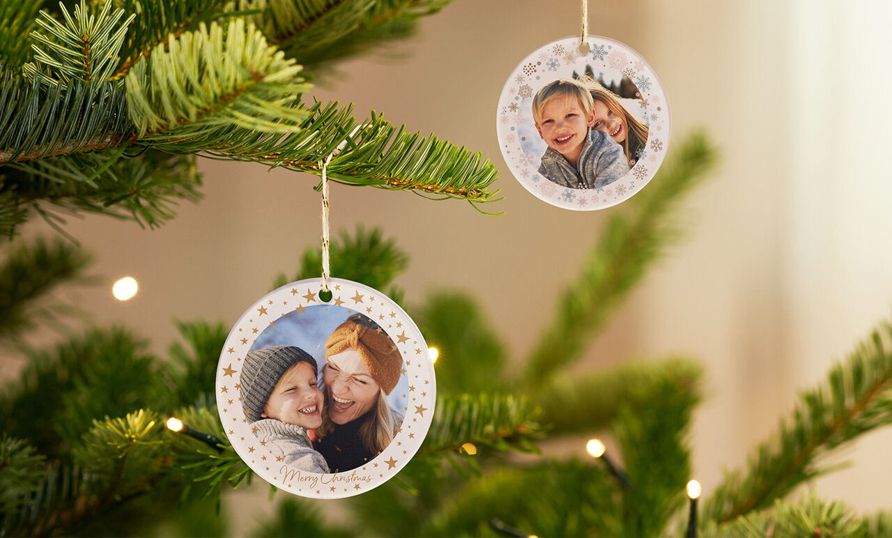 adorno navidad personalizado con foto