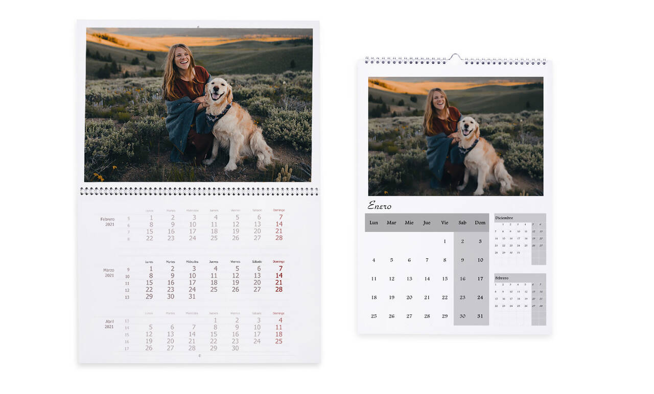 Calendario personalizado trimestral con fotos 002