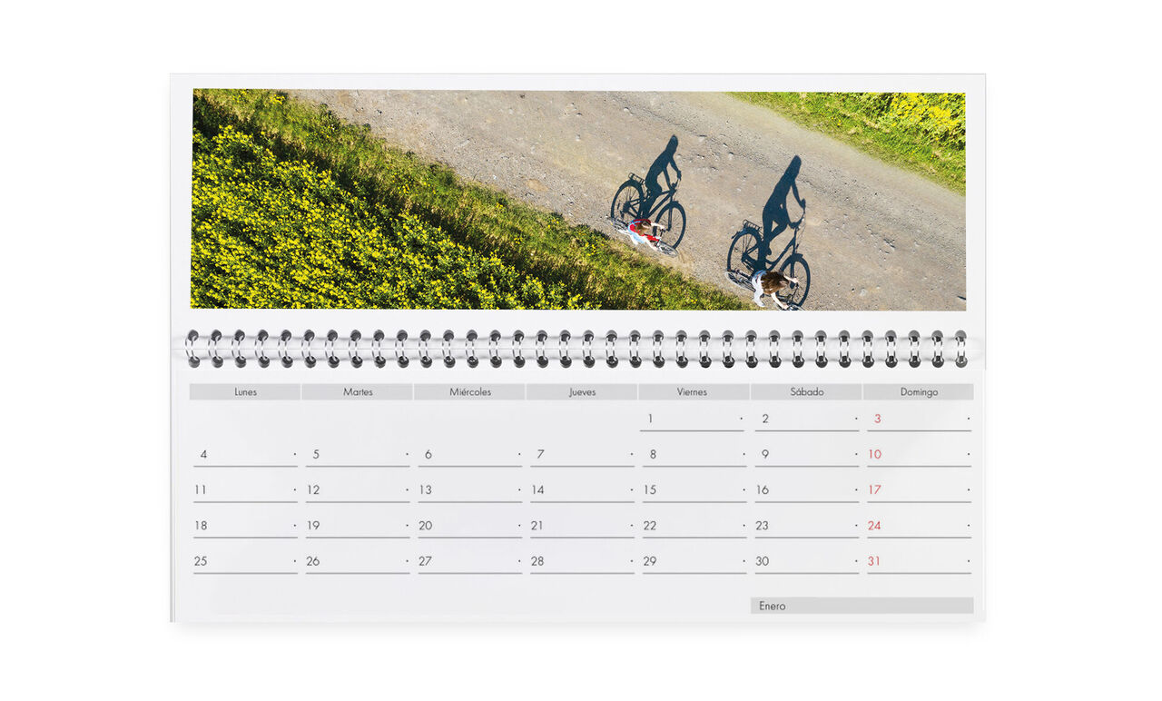 Calendario mesa personalizado tumbado 002
