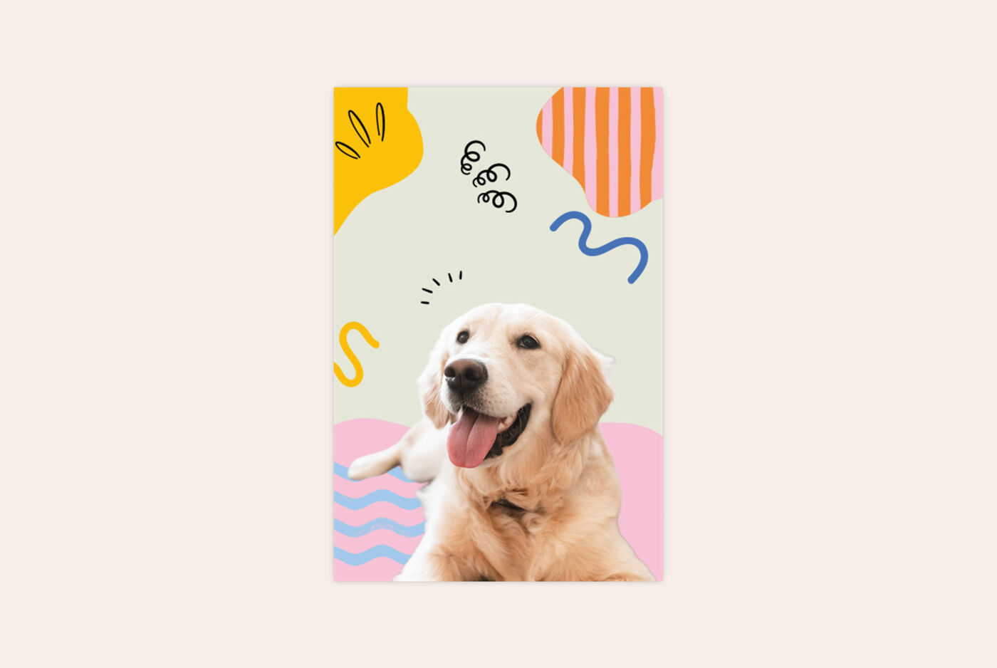 Plantilla creativa "Estilo Pop" para tu póster con foto.