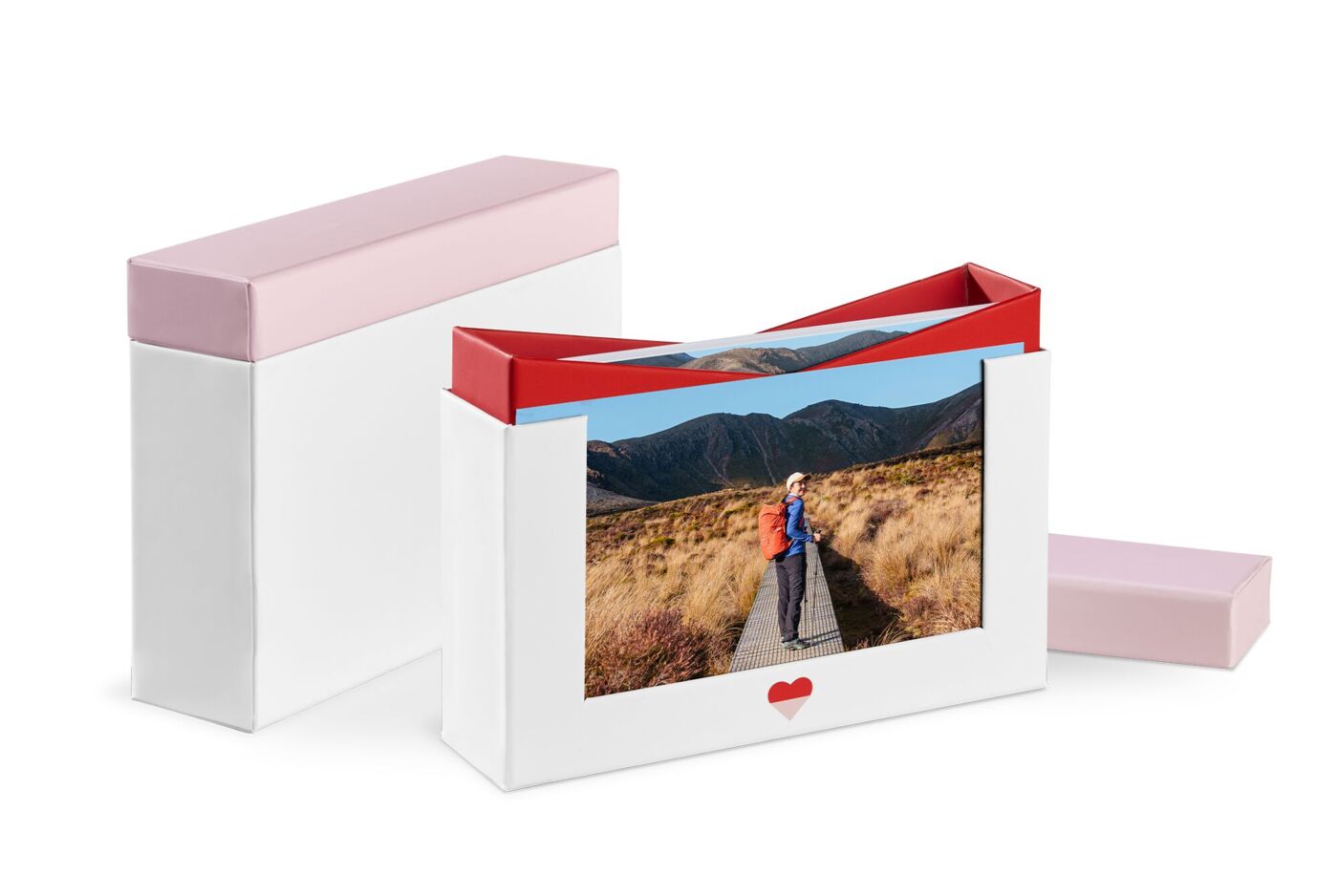 Caja con fotos, elige la cantidad de fotos y la caja de almacenamiento donde guardarás tus mejores recuerdos.