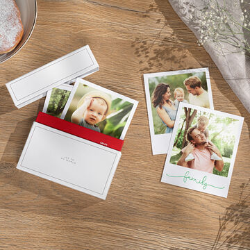 Fotos retro grandes con caja