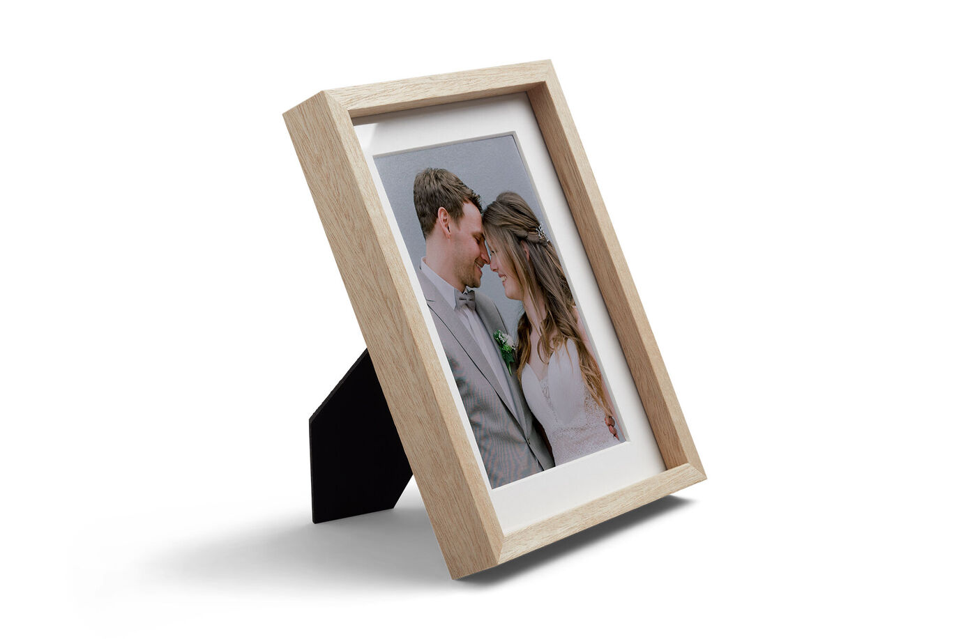 marco de roble para revelados.