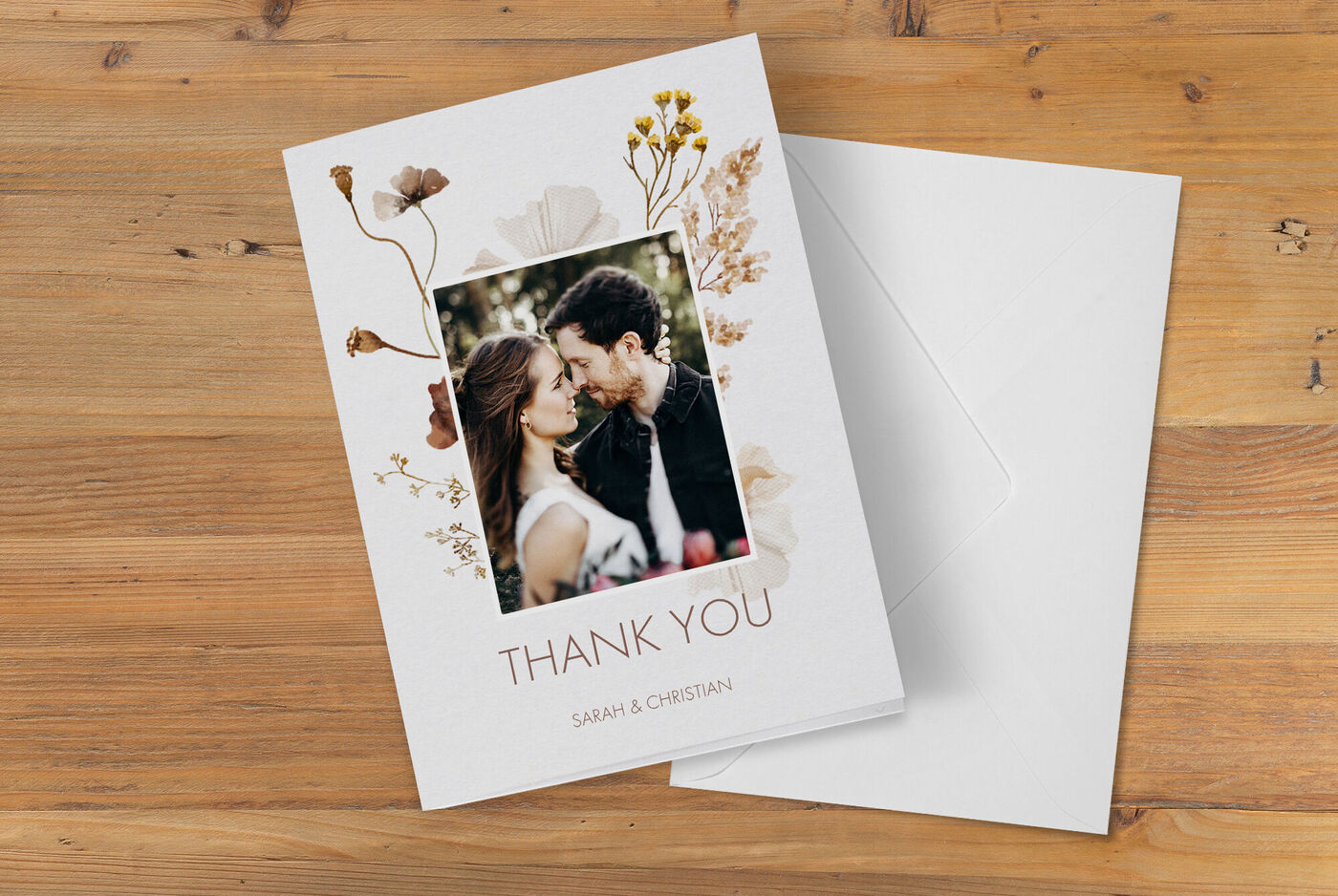 Tarjetas personalizadas de agradecimiento