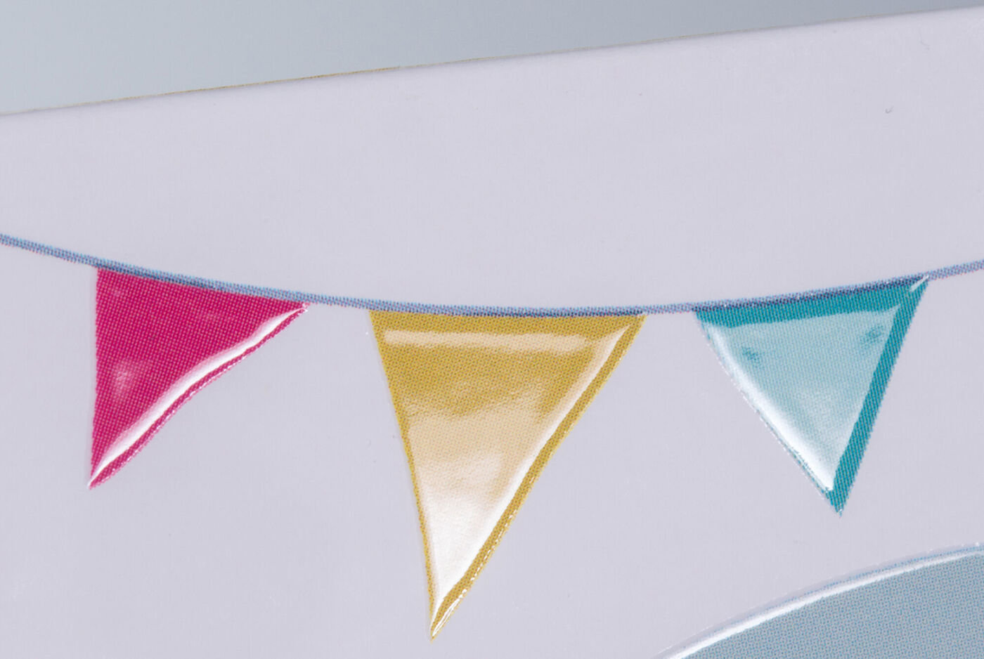 Efecto relieve tipo barniz para tarjetas personalizadas.